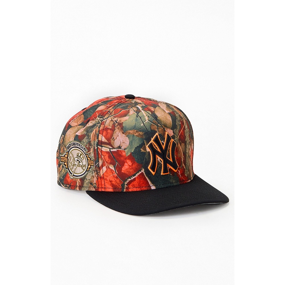 New Era New York Yankees 9FIFTY - Orange Leaves - A-Frame Snapback Hat